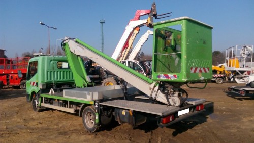 Автовышка NISSAN Cabstar Multitel 160 ALU DS